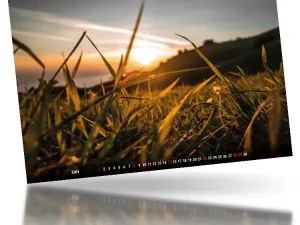 Fotografie 1: Nástěnný měsíční kalendář A3 na šířku 420 × 297 mm