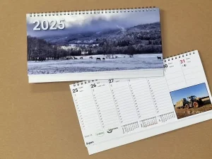 Fotografie 2: Stolní týdenní plánovací kalendář 300 × 140 mm