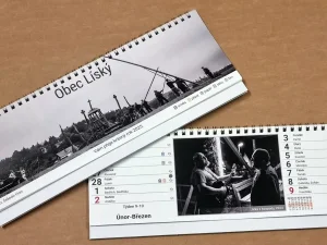 Fotografie 5: Stolní dvoutýdenní (čtrnáctidenní) kalendář 300 × 100 mm