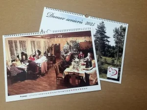 Fotografie 4: Nástěnný měsíční kalendář A3 na šířku 420 × 297 mm