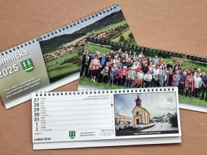 Fotografie 9: Stolní týdenní kalendář 300 × 140 mm