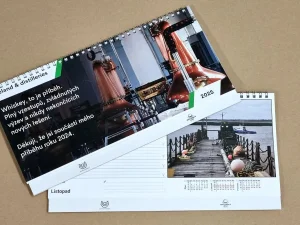 Fotografie 10: Stolní týdenní kalendář 300 × 140 mm